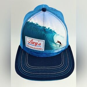 Lucy Blue Surf Trucker Hat - Men's Casual Beach Cap